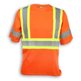 100% Poly Wicking Traffic Safety T-Shirt by Big K Clothing - Style BK200X