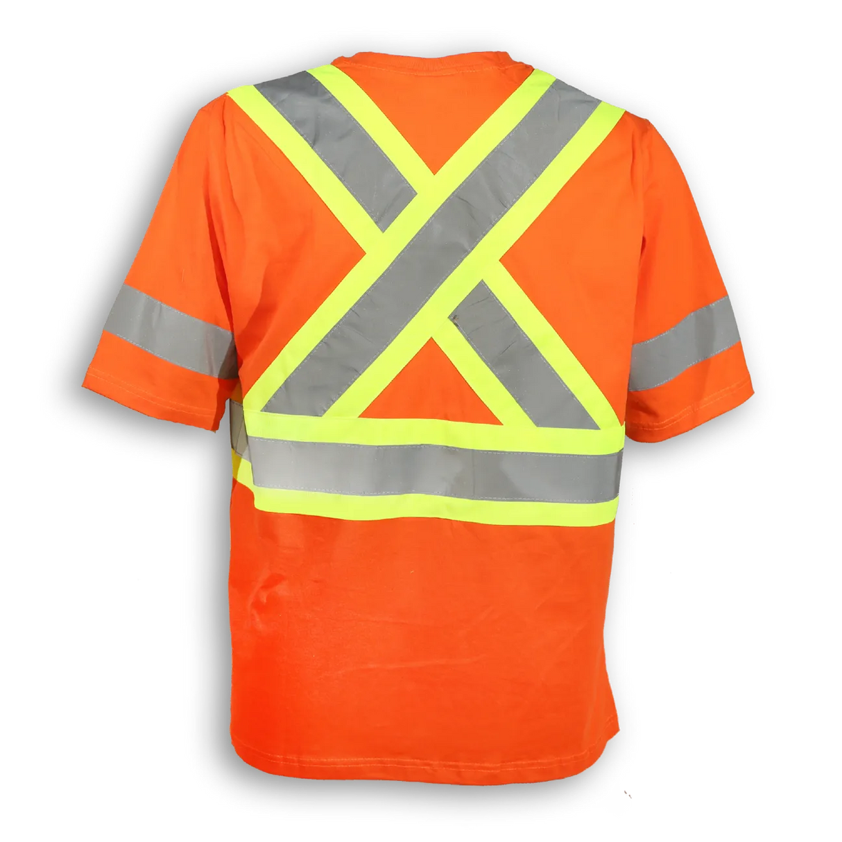 100% Poly Wicking Traffic Safety T-Shirt by Big K Clothing - Style BK200X