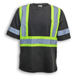 100% Poly Wicking Traffic Safety T-Shirt by Big K Clothing - Style BK200X