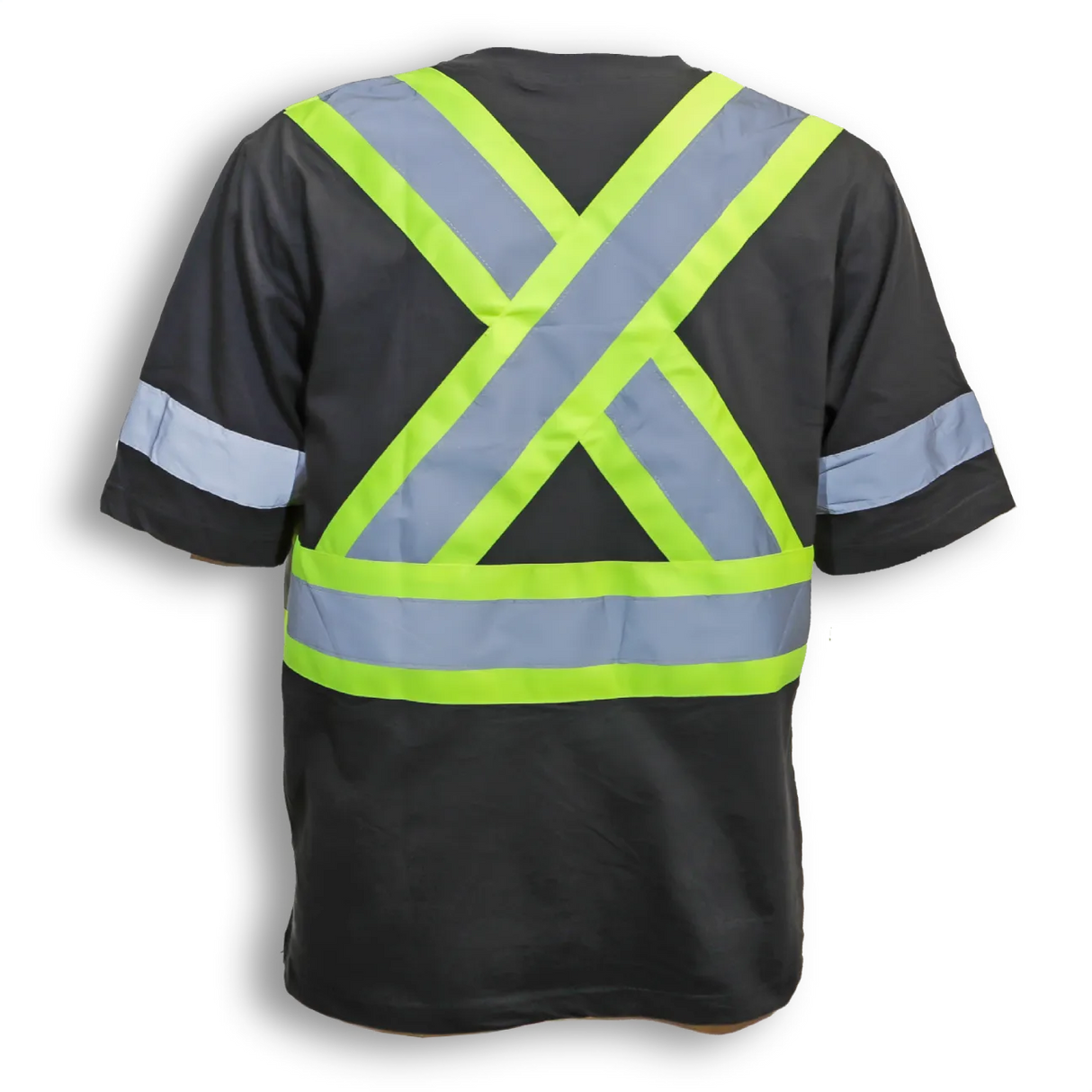 100% Poly Wicking Traffic Safety T-Shirt by Big K Clothing - Style BK200X