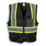 100% Polyester Hi-vis Safety Vest with Zipper - By Big K Clothing
