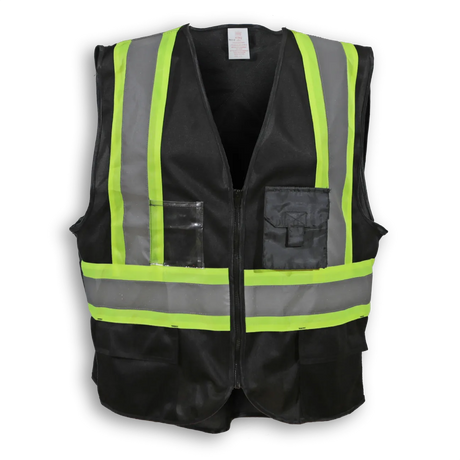 100% Polyester Hi-vis Safety Vest with Zipper - By Big K Clothing