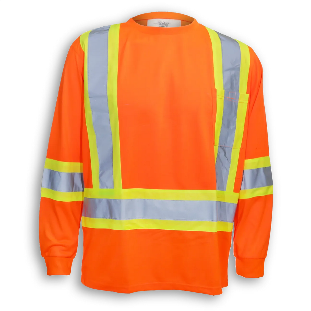 Hi-Vis Poly/Cotton Traffic Safety Shirt by Big K Clothing - Style BK3500