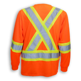 Hi-Vis Poly/Cotton Traffic Safety Shirt by Big K Clothing - Style BK3500