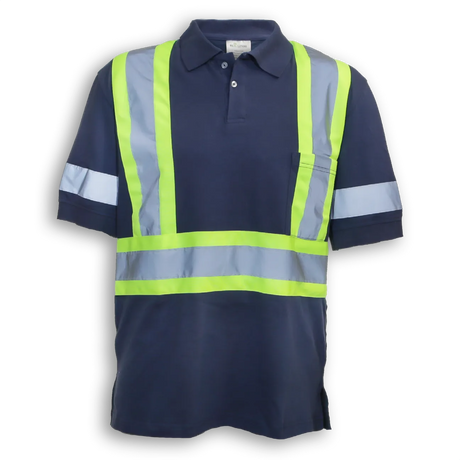 Hi-Vis 100% Cotton Polo Shirts by Big K Clothing - Style BK3507
