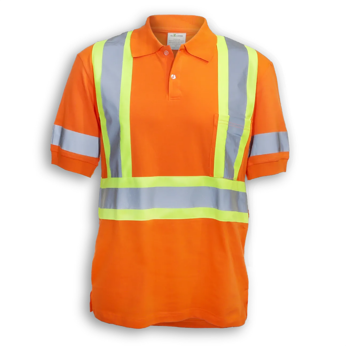 Hi-Vis 100% Cotton Polo Shirts by Big K Clothing - Style BK3507