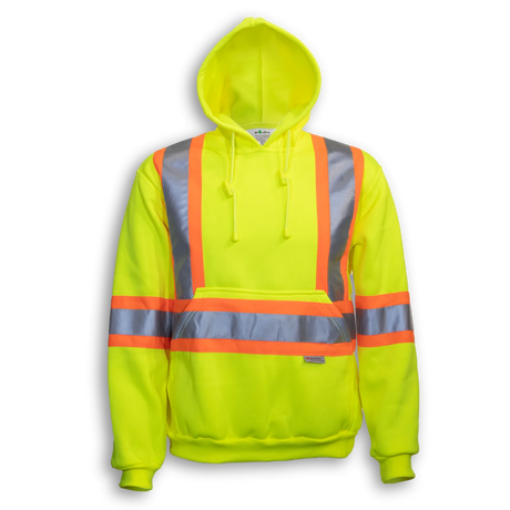 Hi-Vis Poly Pullover Hoodie by Big K Clothing - Style BK3550