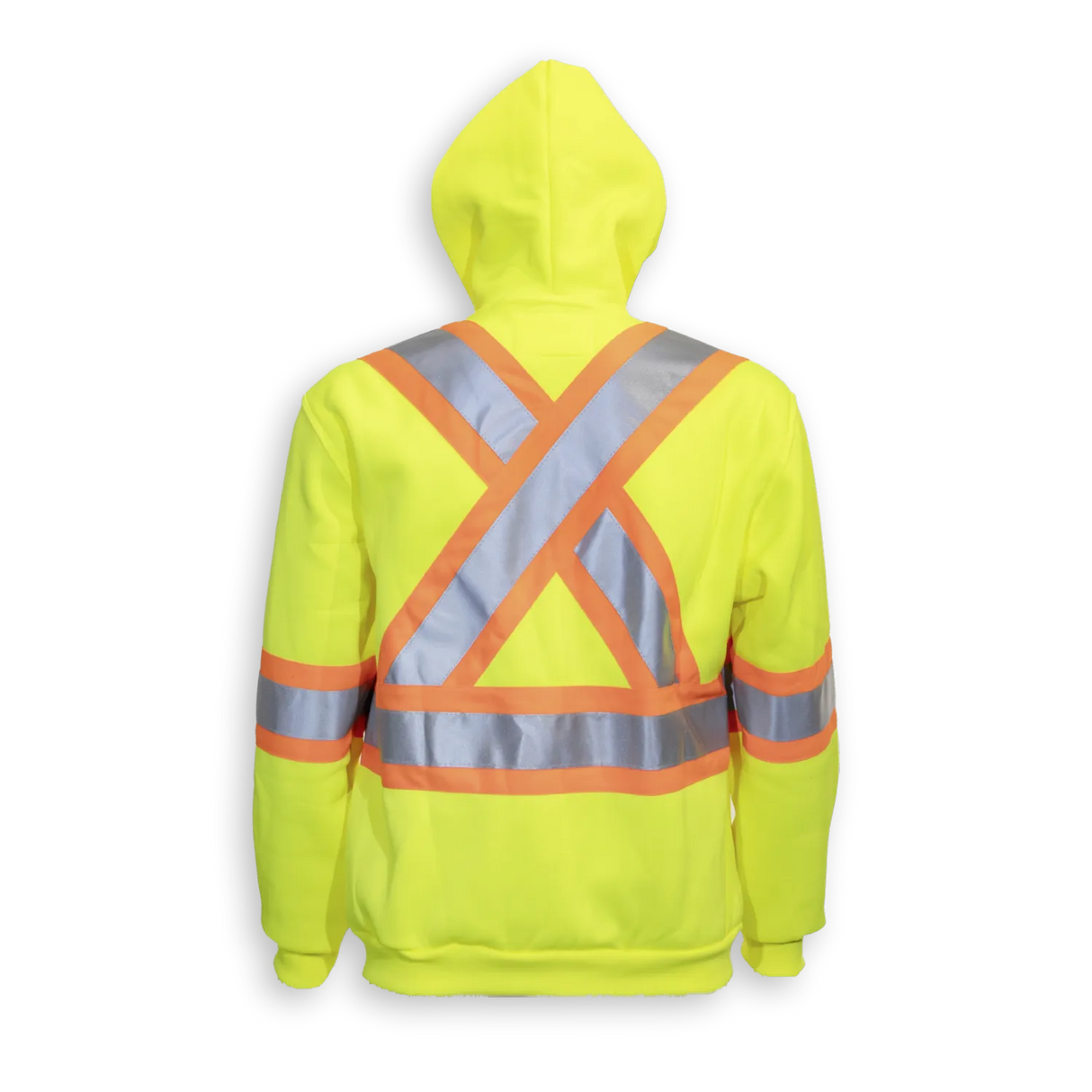 Hi-Vis Poly Full Zipper Hoodie by Big K Clothing - Style BK3553