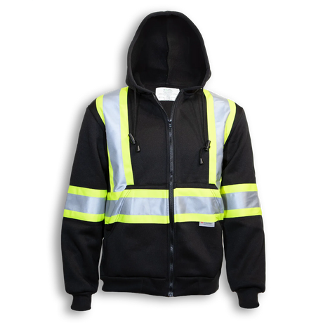 Hi-Vis Poly Full Zipper Hoodie by Big K Clothing - Style BK3553