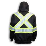 Hi-Vis Poly Hoodie with Detachable Hood by Big K Clothing - Style BK3556