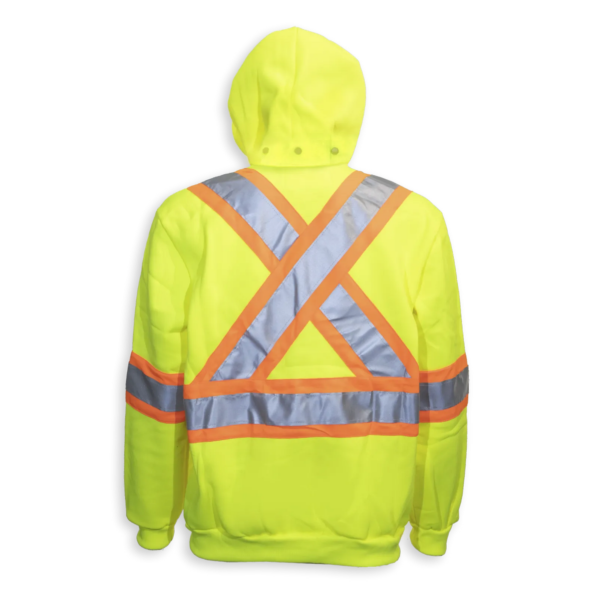 Hi-Vis Poly Hoodie with Detachable Hood by Big K Clothing - Style BK3556