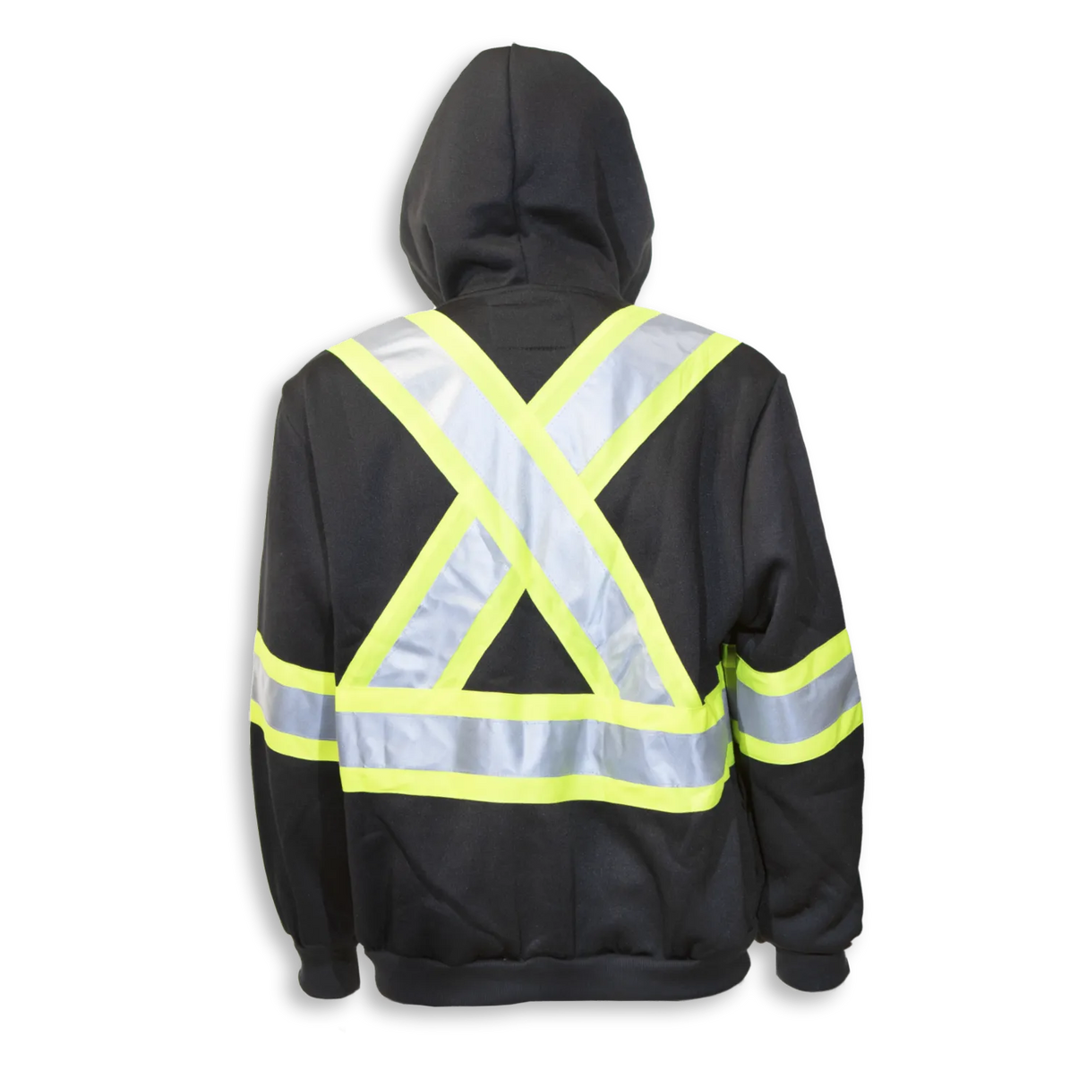 Hi-Vis 100% Cotton Zipper Front Hoodie by Big K Clothing - Style BK3557
