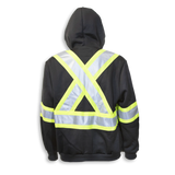 Hi-Vis 100% Cotton Zipper Front Hoodie by Big K Clothing - Style BK3557