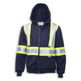 Hi-Vis 100% Cotton Zipper Front Hoodie by Big K Clothing - Style BK3557