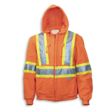 Hi-Vis 100% Cotton Zipper Front Hoodie by Big K Clothing - Style BK3557