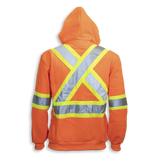 Hi-Vis 100% Cotton Zipper Front Hoodie by Big K Clothing - Style BK3557