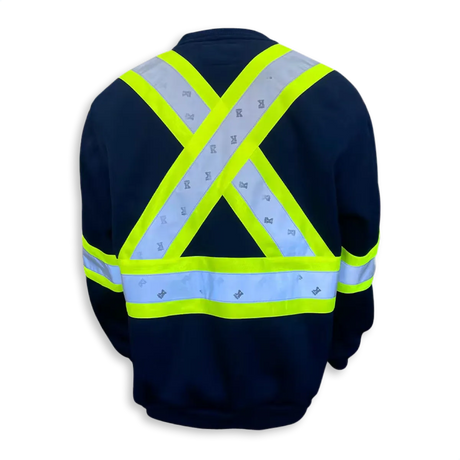 11oz Polyester Microfleece Crewneck Sweatshirt by Big K Clothing - Style BK3559