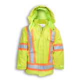 Hi-Vis 100% Cotton Duck Safety Jacket With Quilted Lining by Big K Clothing - Style BK461