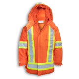Hi-Vis 100% Cotton Duck Safety Jacket With Quilted Lining by Big K Clothing - Style BK461