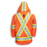 Hi-Vis 100% Cotton Duck Safety Jacket With Quilted Lining by Big K Clothing - Style BK461