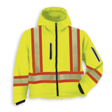 Women's Soft Shell Hooded Jacket by Big K Clothing - BK470W