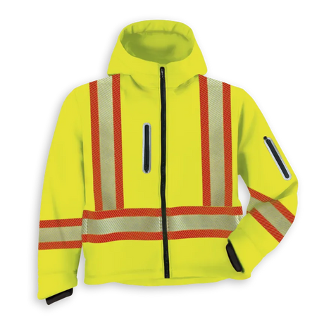 Women's Soft Shell Hooded Jacket by Big K Clothing - BK470W