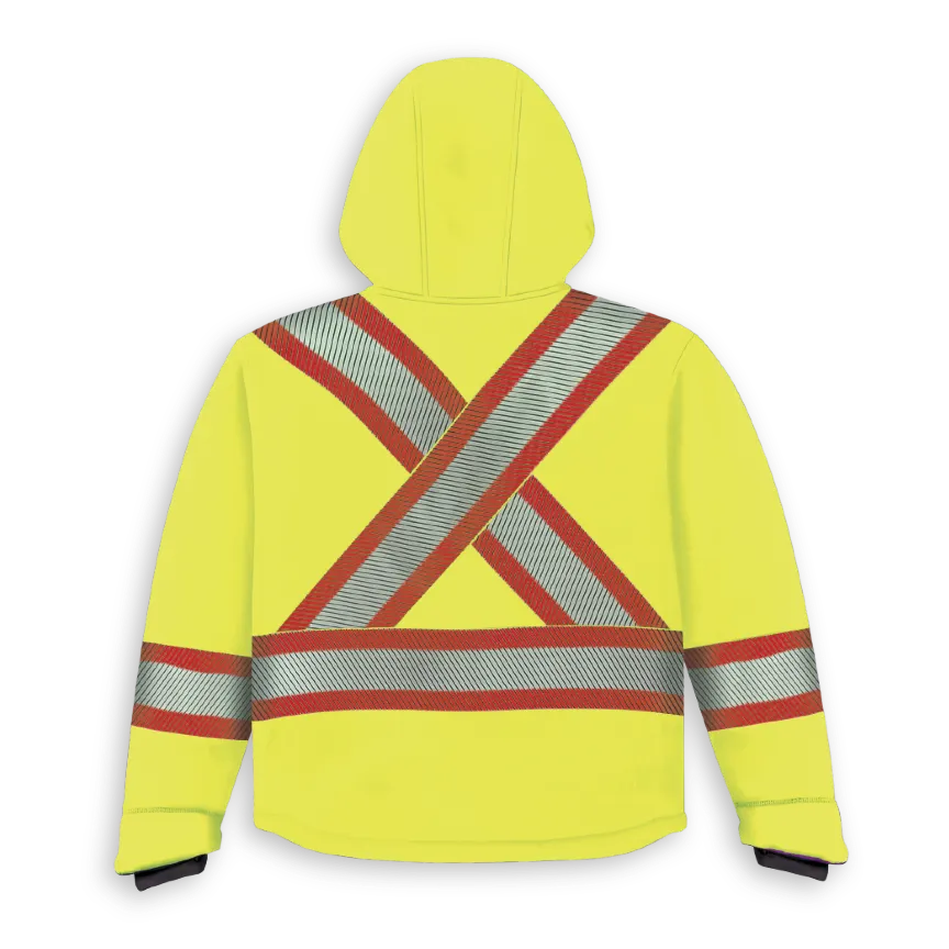 Women's Soft Shell Hooded Jacket by Big K Clothing - BK470W