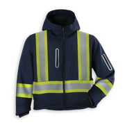 Women's Soft Shell Hooded Jacket by Big K Clothing - BK470W