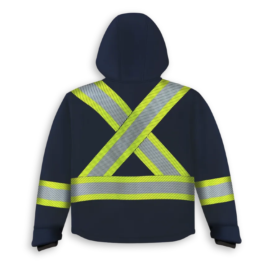 Women's Soft Shell Hooded Jacket by Big K Clothing - BK470W