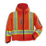Women's Soft Shell Hooded Jacket by Big K Clothing - BK470W