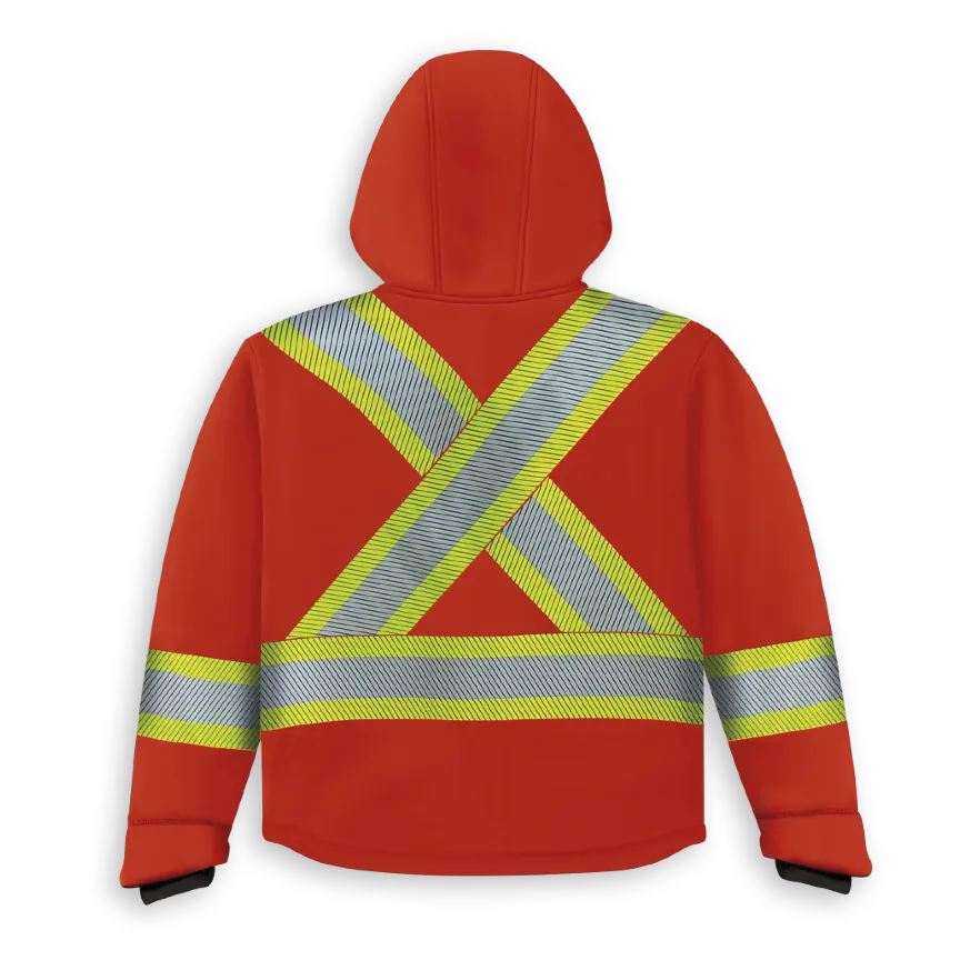 Women's Soft Shell Hooded Jacket by Big K Clothing - BK470W