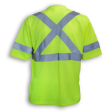 100% Soft Polyester Traffic Safety T-Shirt by Big K Clothing - Style BK5912