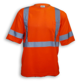 100% Soft Polyester Traffic Safety T-Shirt by Big K Clothing - Style BK5912
