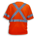 100% Soft Polyester Traffic Safety T-Shirt by Big K Clothing - Style BK5912