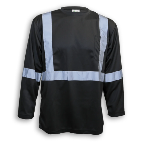 100% Soft Polyester Hi-Vis Traffic Safety T-Shirt by Big K Clothing - Style BK6012