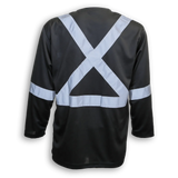 100% Soft Polyester Hi-Vis Traffic Safety T-Shirt by Big K Clothing - Style BK6012