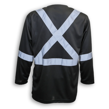 100% Soft Polyester Hi-Vis Traffic Safety T-Shirt by Big K Clothing - Style BK6012