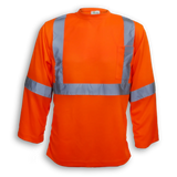 100% Soft Polyester Hi-Vis Traffic Safety T-Shirt by Big K Clothing - Style BK6012
