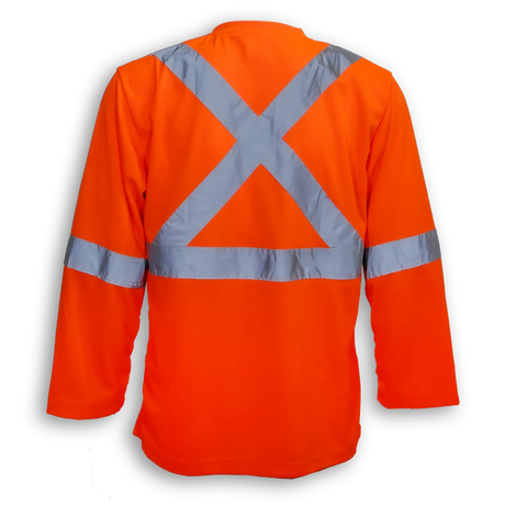 100% Soft Polyester Hi-Vis Traffic Safety T-Shirt by Big K Clothing - Style BK6012