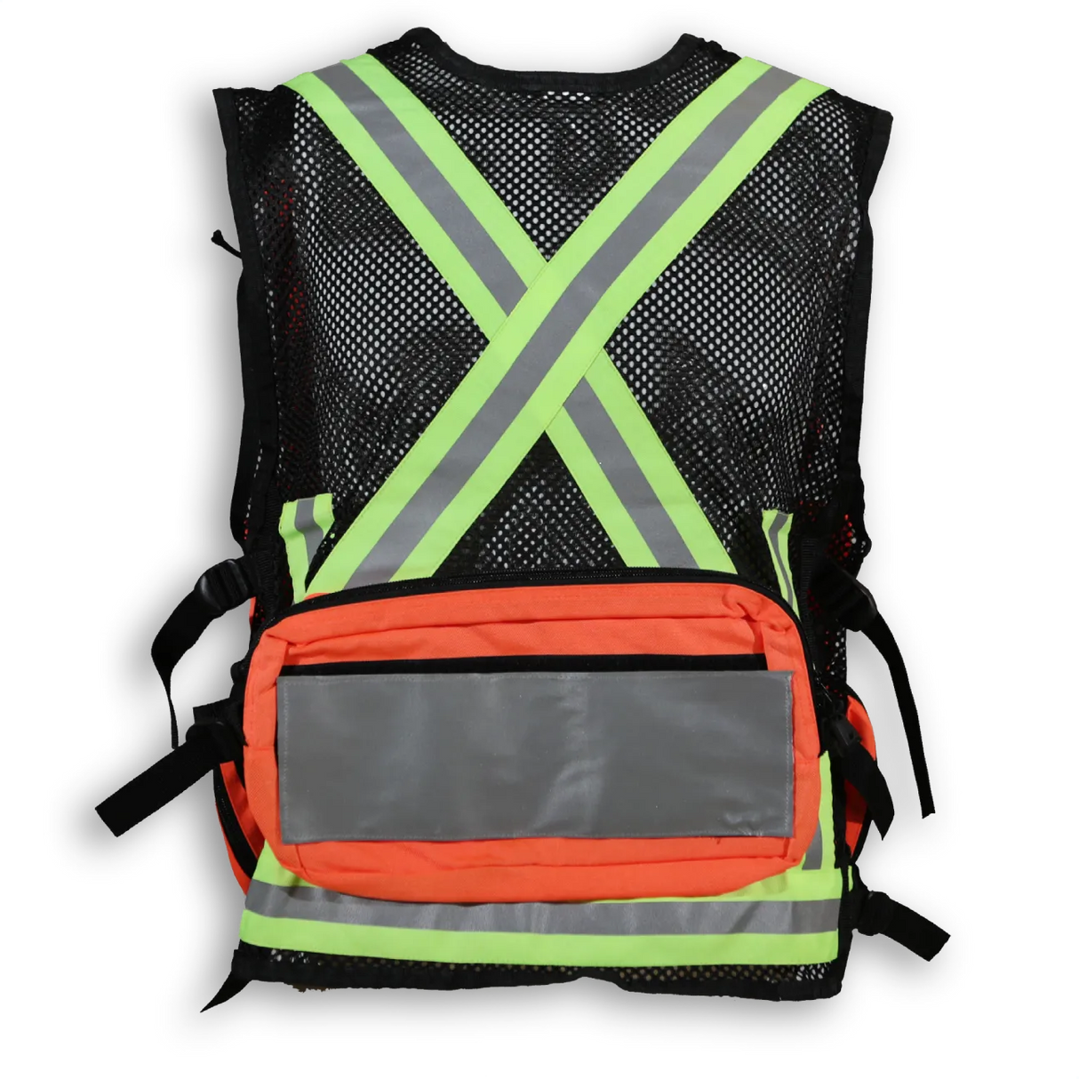 Hi-Vis Mesh First Aid Safety Vest by Big K Clothing - Style BK625-M
