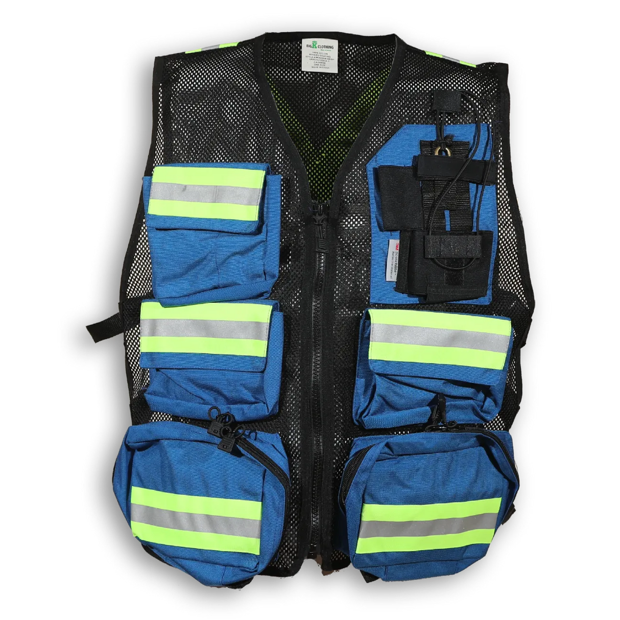 Hi-Vis Mesh First Aid Safety Vest by Big K Clothing - Style BK625-M