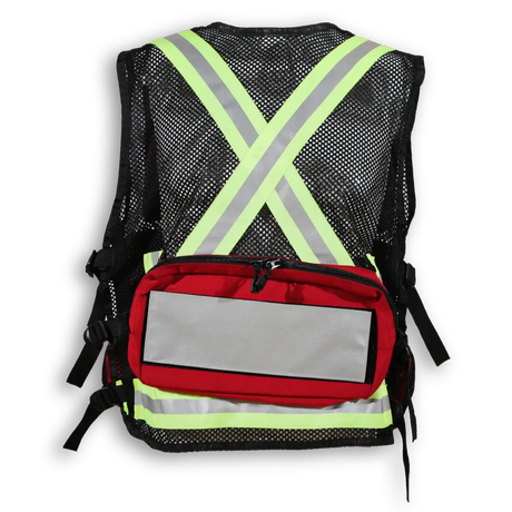 Hi-Vis Mesh First Aid Safety Vest by Big K Clothing - Style BK625-M