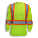 Hi-Vis Poly/Cotton Traffic Safety Shirt by Big K Clothing - Style BK3500