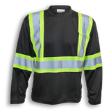 Hi-Vis Polyester Wicking Long Sleeve T-Shirt by Big K Clothing - Style BK2008