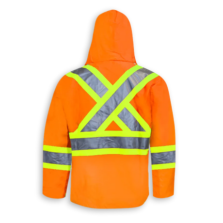 Woman’s 300 Denier Polyester Rain Jacket by Big K Clothing - BK802W