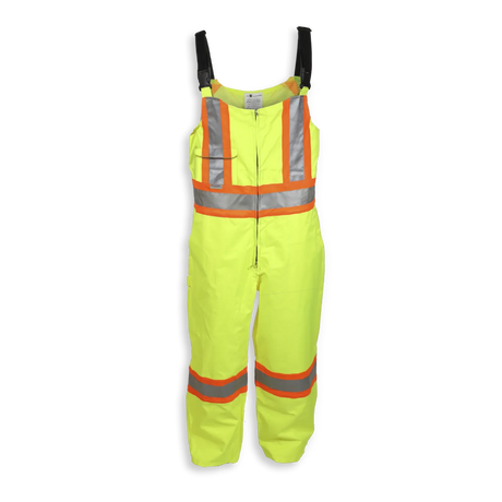 Hi-Vis Quilt Lined Bib Rain Pant by Big K Clothing - Style BK805