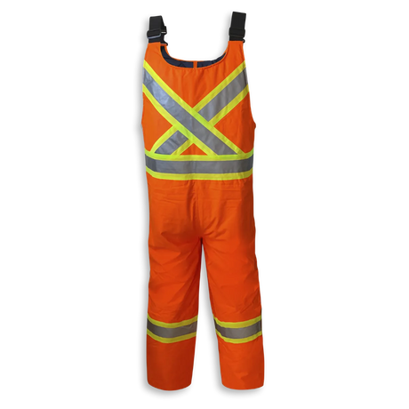 Hi-Vis Quilt Lined Bib Rain Pant by Big K Clothing - Style BK805