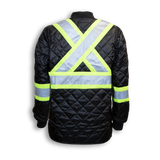 Hi-Vis Quilted Polyester Traffic Safety Jacket by Big K Clothing - Style BK895