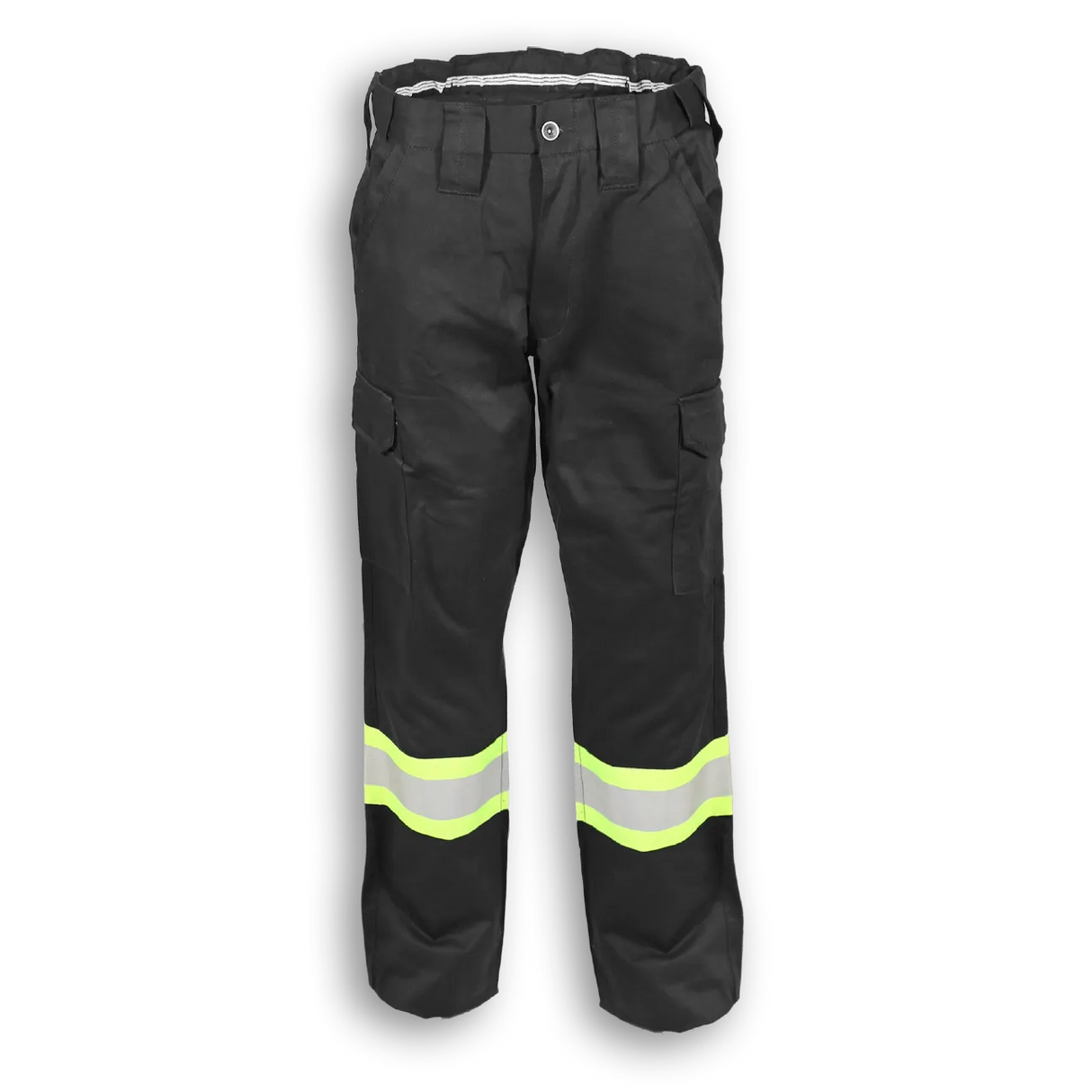 Hi-Vis Black Polyester/Cotton Cargo Pant by Big K Clothing - Style BK908BLK