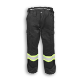 Woman’s Hi-Vis Black Polyester/Cotton Cargo Pants by Big K Clothing - Style BK908BLKW
